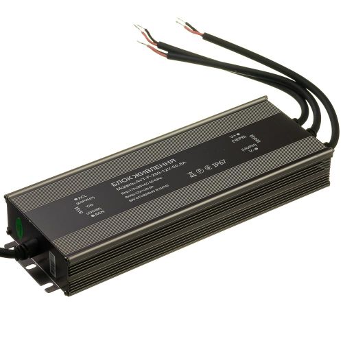 Блок живлення AVT 12В 250Вт 20,83А IP65 AVT-F-12V мет. герм.
