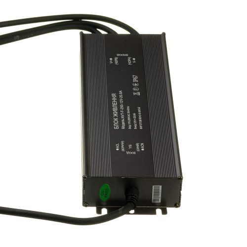 Блок живлення AVT 12В 250Вт 20,83А IP65 AVT-F-12V мет. герм.