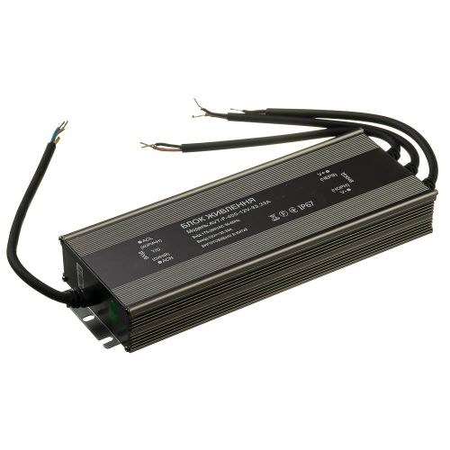 Блок живлення AVT 12В 400Вт 33,3А IP65 AVT-F-12V мет. герм.