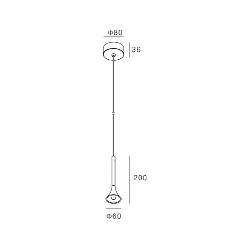 Skarlat RHL7748 5W WH+BK 4000K