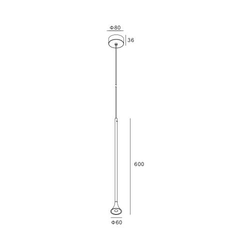 Skarlat RHL7750 5W WH+BK 3000K