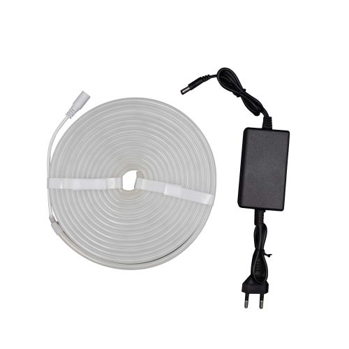 Готовый набор неоновой ленты PROLUM™ 12V; 6x12; 5M; Белый