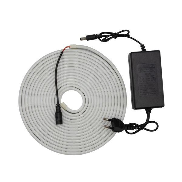 Готовий набір неонової стрічки PROLUM™ 12V; 6x12; 5M; Нейтральний-Білий