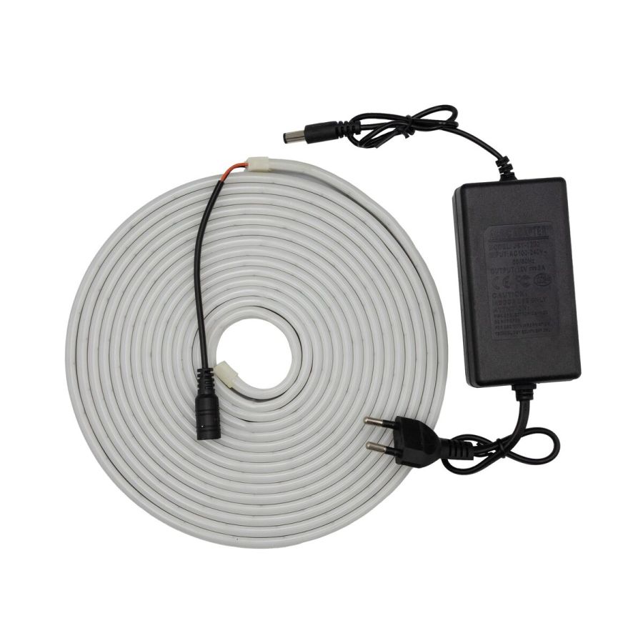 Готовий набір неонової стрічки PROLUM™ 12V; 6x12; 5M; Нейтральний-Білий
