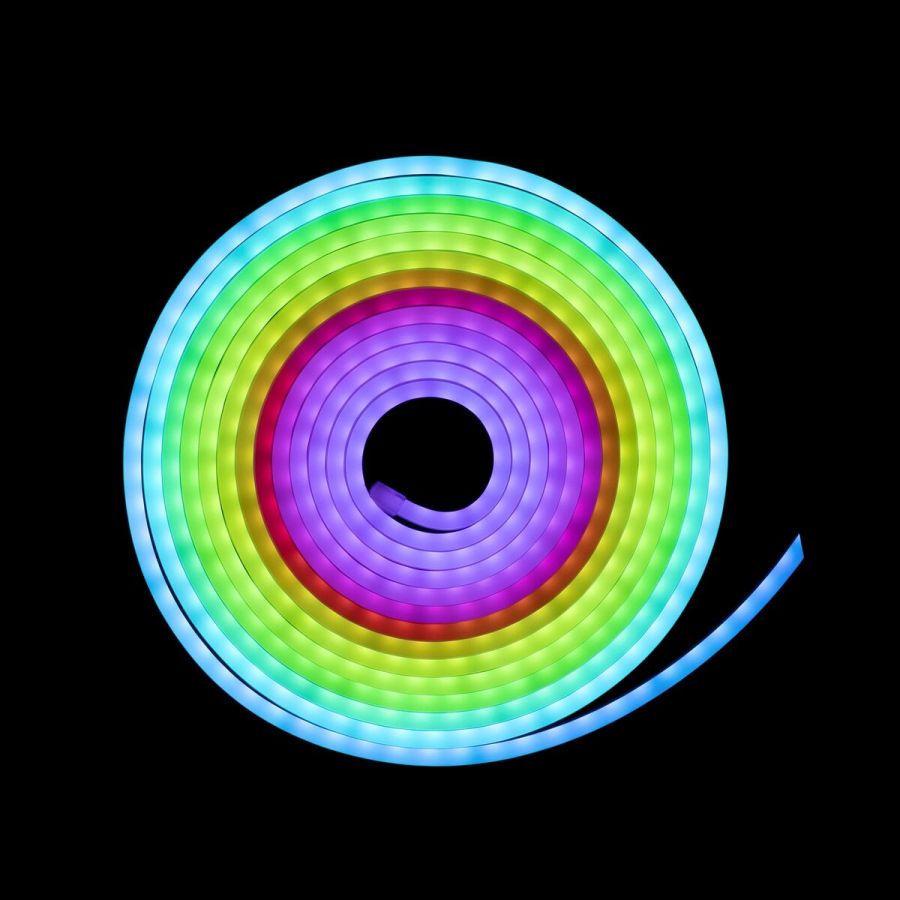 Готовий набір неонової стрічки PROLUM™ 12V; 6x12; 5M;  RGB FULL COLOR