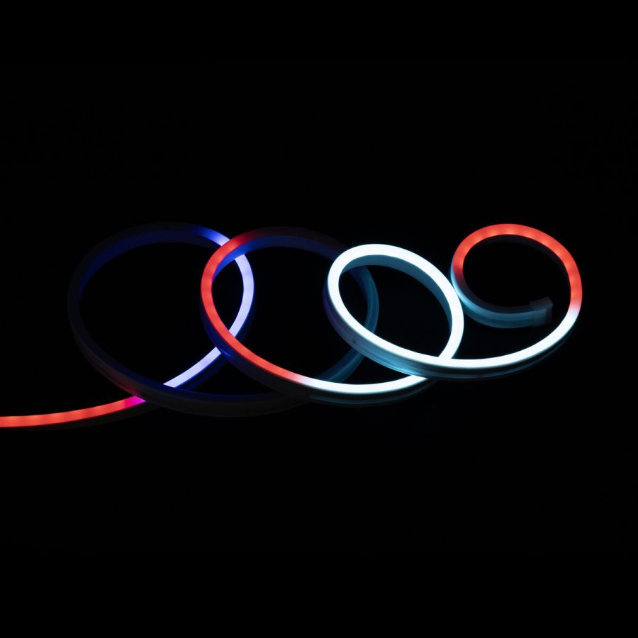Готовий набір неонової стрічки PROLUM™ 12V; 6x12; 5M;  RGB FULL COLOR