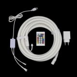 Готовый набор круглой неоновой ленты PROLUM™ 5V; D13; 5M; RGB FULL COLOR