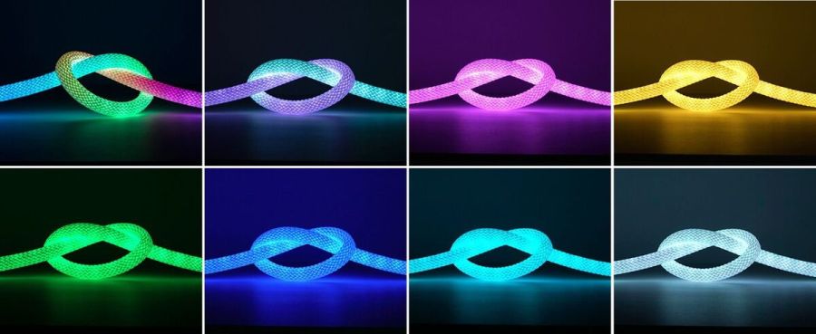 Готовий набір Круглої неонової стрічки PROLUM™ 5V; D13 ; 5M; RGB FULL COLOR