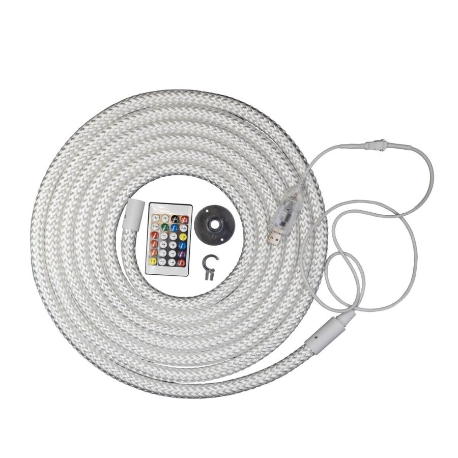 Готовий набір Круглої неонової стрічки PROLUM™ 5V; D16 ; 5M; RGB FULL COLOR