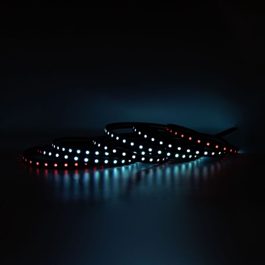 Готовий набір стрічки PROLUM™ 24V; 5x13;Чорний; 5M; RGB FULL COLOR