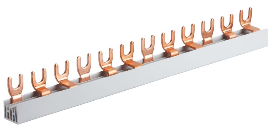 Гребінчаста шина живлення Pollmann FORK G-3L-1000/10 C, 10мм2, 3 полюса, 1м