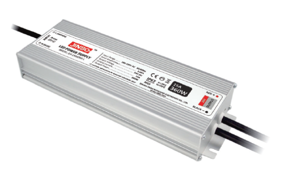 Блок живлення JINBO 12В 360Вт 30А IP67 JLV-12360KA-L мет. герм.