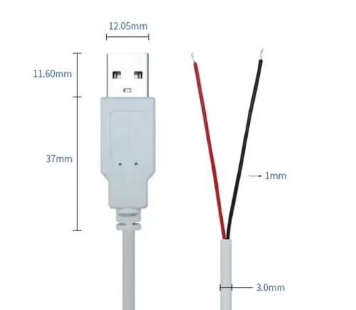 Кабель USB 2.0 PROLUM™ - 2М, Білий