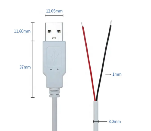 Кабель USB 2.0 PROLUM™ - 2М, Білий