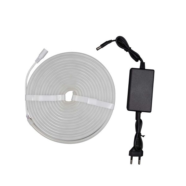 Готовий набір неонової стрічки PROLUM™ 12V; 6x12; 5M; Білий