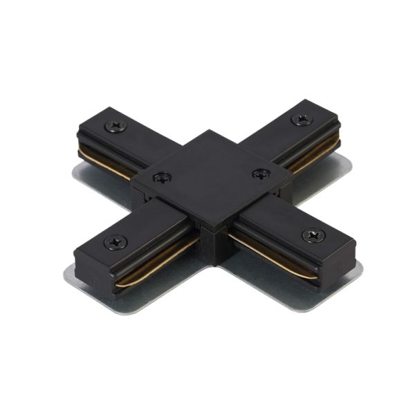 Конектор X-подібний PROLUM™ для трековой системы М27; Чорний