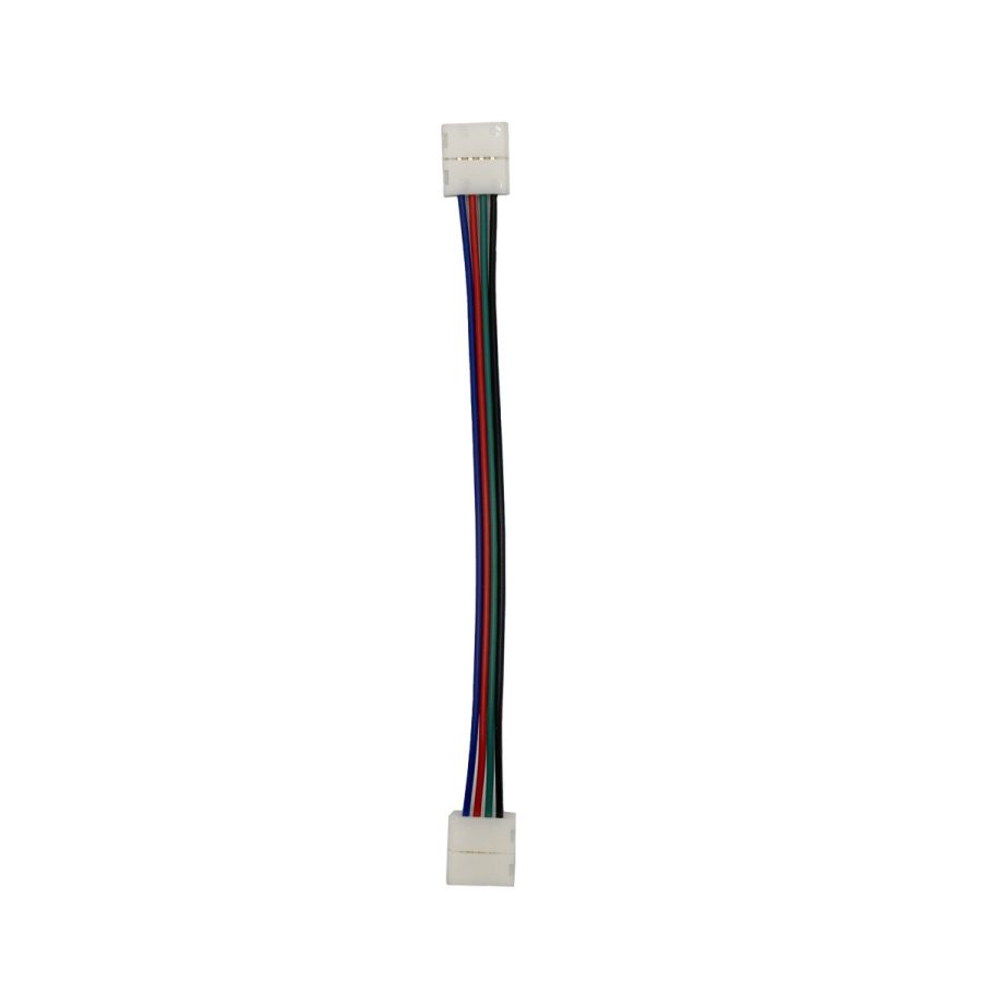 Конектор PROLUM™ для LED стрічки 10 мм, RGB + 2 затискача