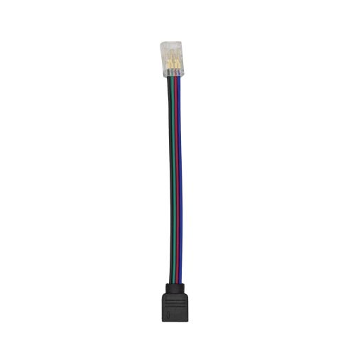 Конектор SMD5050 PROLUM™ RGB 8mm (провід 4 pin + затискач)