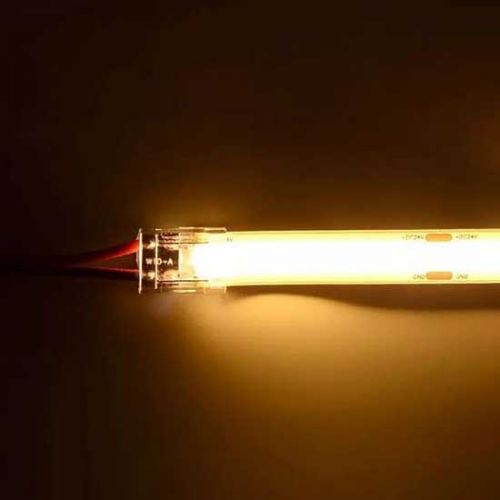Конектор PROLUM™ для LED стрічки 8ММ (провід + зажим)