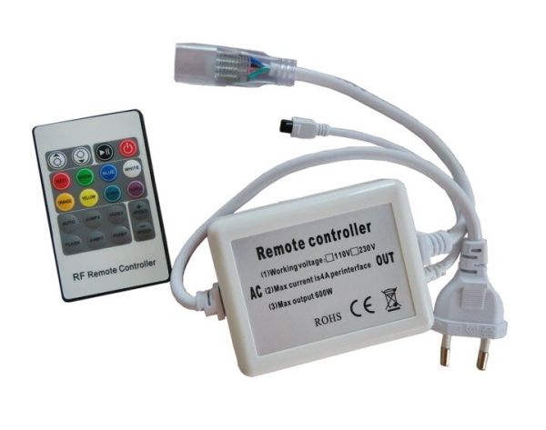 Контролер 220V NEON RGB 10х20 - AC-1 (720W; IR; 20K)