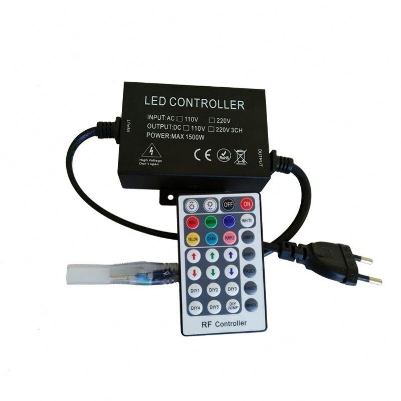 Контролер 220V NEON RGB 10х20 - AC-2 (1500W; RF; 28K)