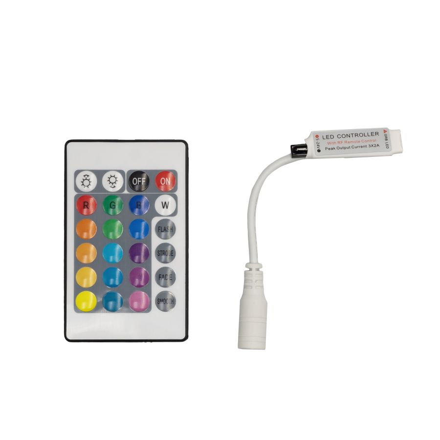 Контролер RGB MINI IR 24 кнопки 6A 12-24V