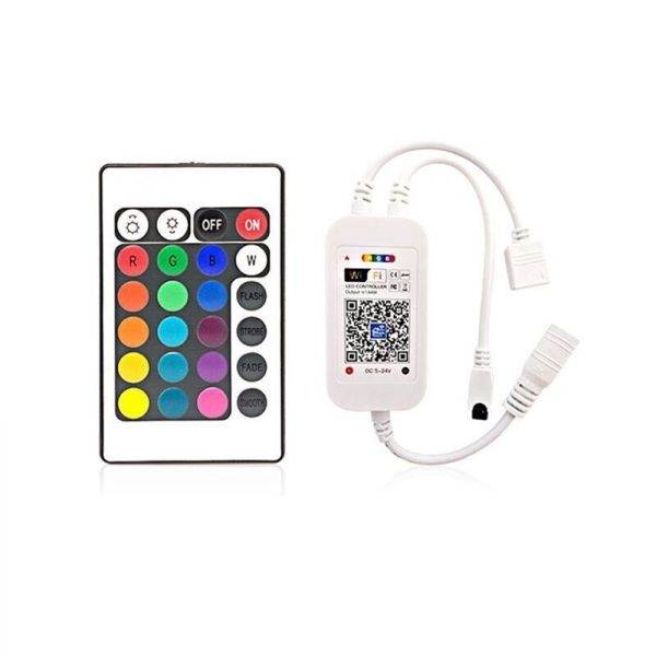 Контроллер RGB Wi-FI IR 24 кнопок 12A 12-24V