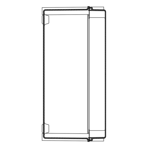Шафа з подвійною ізоляцією IDE (Class II) поліестер 270x360x171мм IP66 (ROC34PO)