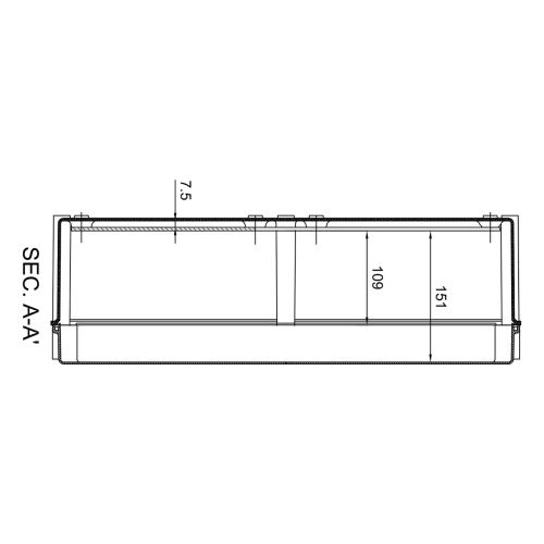Шафа з подвійною ізоляцією IDE (Class II) поліестер 540x360x171мм IP66 (ROC64PO)