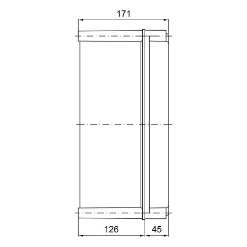 Шафа з подвійною ізоляцією IDE (Class II) поліестер 540x360x171мм IP66 (ROC64PO)