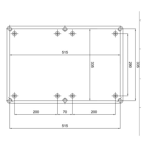 Шафа з подвійною ізоляцією IDE (Class II) поліестер 540x360x171мм IP66 (ROC64PO)