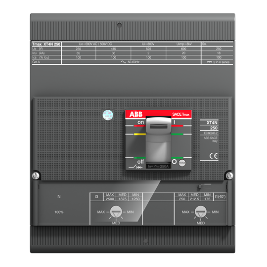 Автоматичний вимикач XT4S 160 TMA 50-500 4p F F
