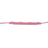Лед модуль (кластер) 12В MTK-5730-3Led-P 1Вт Plastic Рожевий IP67 75мм