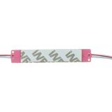 Лед модуль (кластер) 12В MTK-5730-3Led-P 1Вт Plastic Рожевий IP67 75мм
