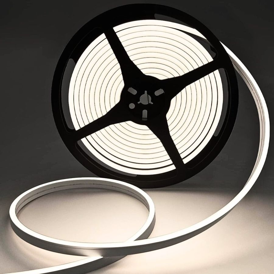 Светодиодный неон PROLUM™ 4x10, IP68, 12V, Series "LT", Нейтральный-Белый, PRO