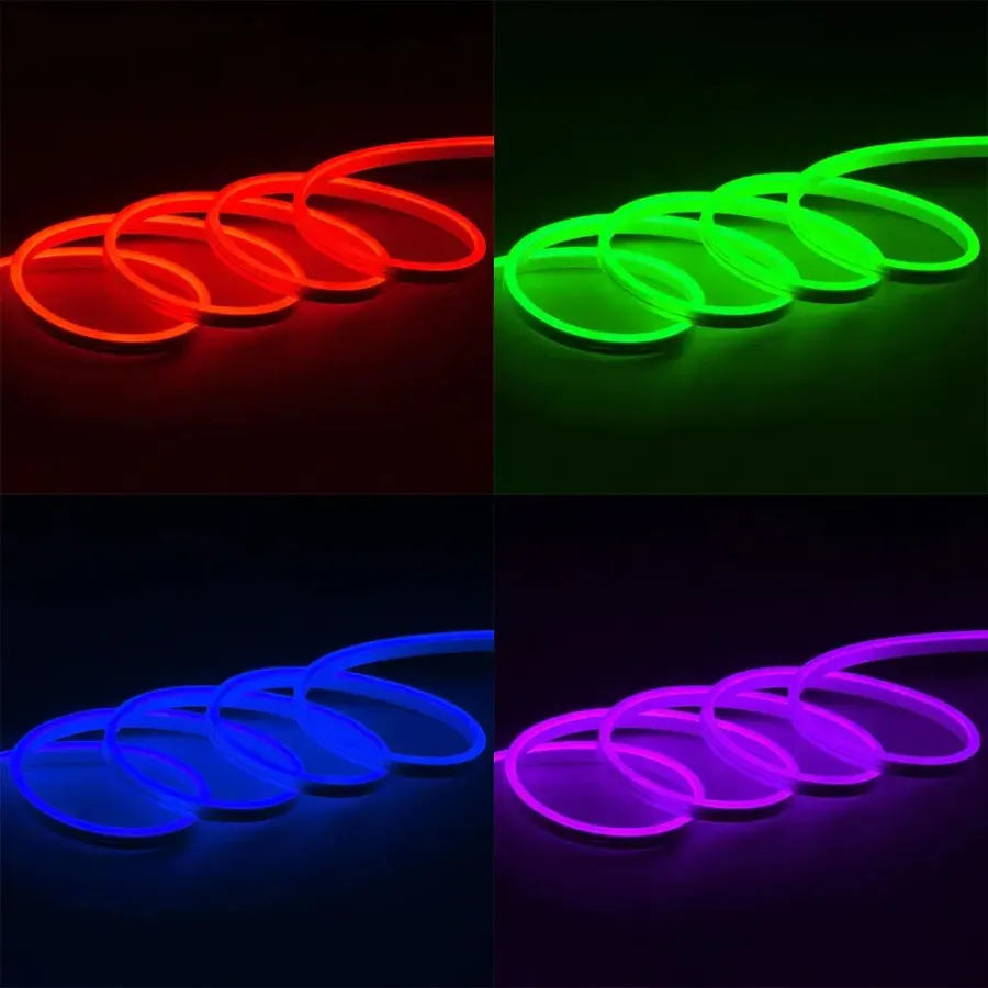 Світлодіодний неон PROLUM™ 6x12, IP68, 12V, Series "FX", RGB, PRO