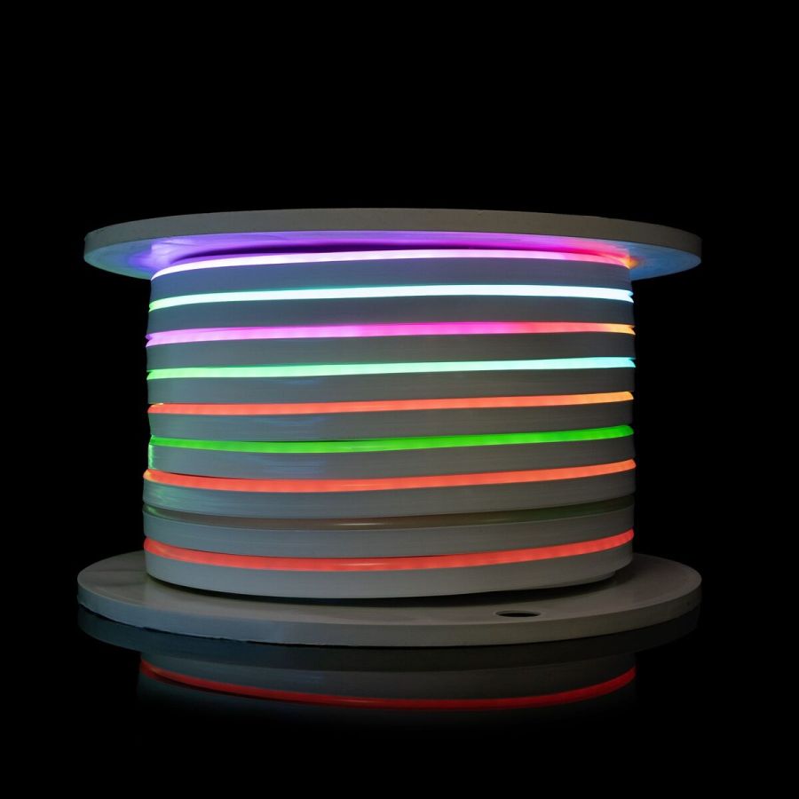 Світлодіодний неон PROLUM™ 8x16, 12V, Series "SF", RGB FULL COLOR , PRO