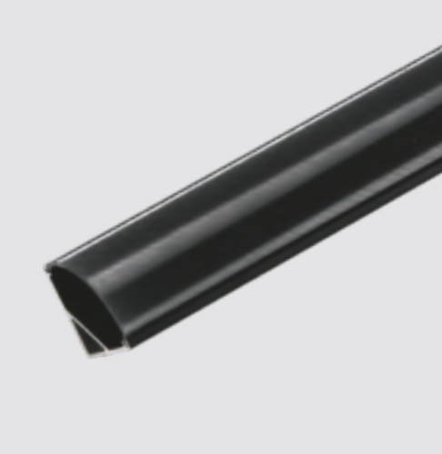 Лед профіль кутовий 15.5х15.5мм ALP PXG-1616 BL D15 чорний по 3м