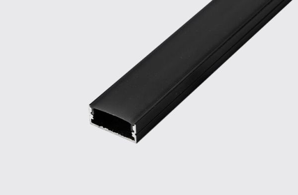 Лед профіль накладний 9.6х23.3мм ALP PXG-204-1 BL C18 чорний по 3м