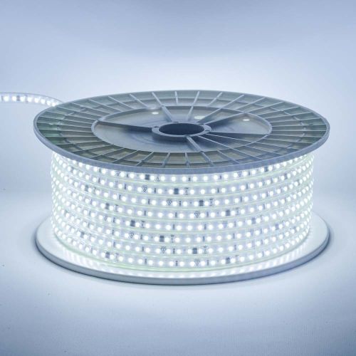 Лед стрічка AVT 220В 2835-120 9Вт 10-W 7500К IP65