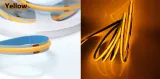 Лед стрічка LED TECH 12В СОВ-320 12Вт COB/FCOB GOLDEN YELLOW IP20
