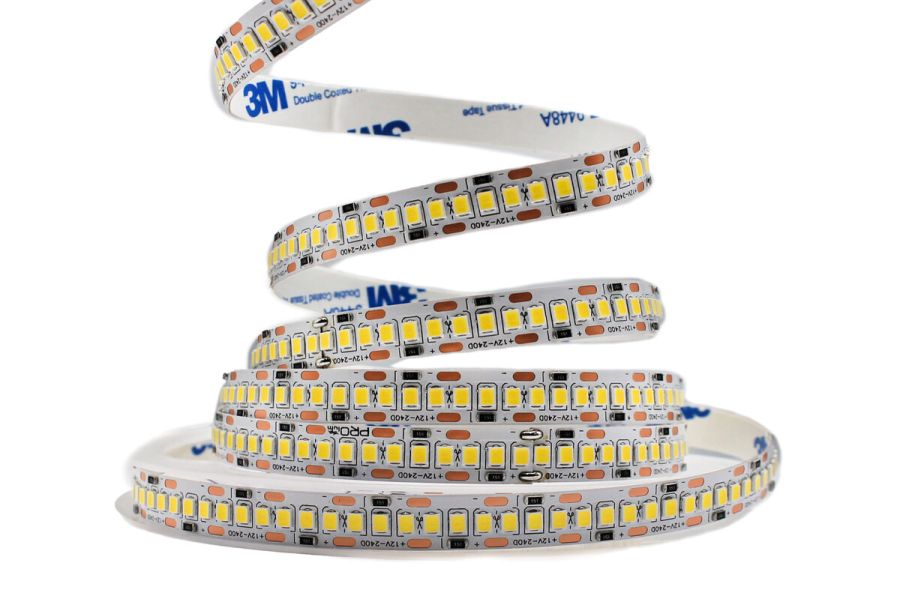 Світлодіодна LED стрічка PROLUM™ 12V; 2835\240; IP20; Series "SG", Тепло-Білий (2800-3200K)
