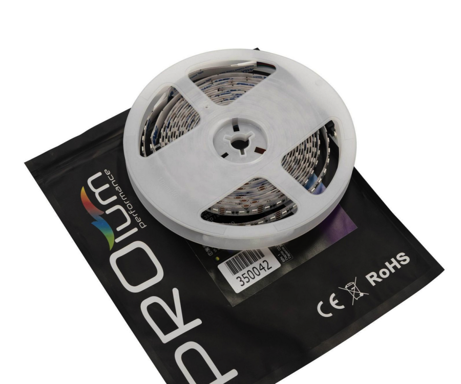 Світлодіодна LED стрічка PROLUM™ 12V; 3535\120; IP20; Series "PRO", RGB