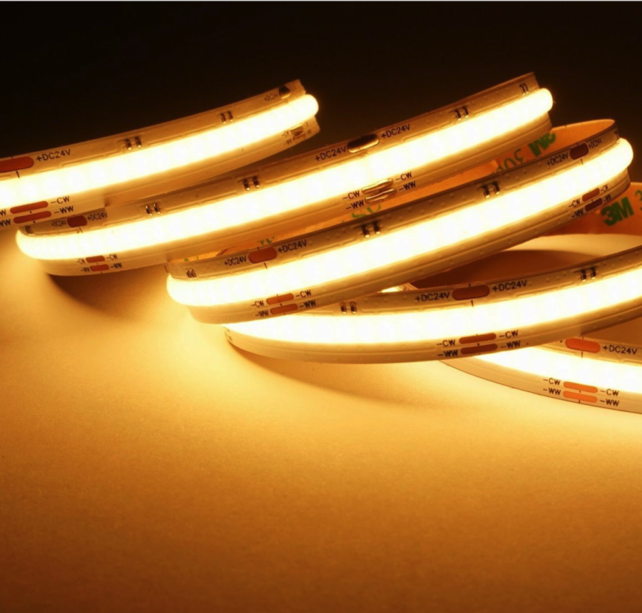 Світлодіодна LED стрічка PROLUM™ 24V; COB; 640LED; IP20; Series "SG" Білий+Тепло-Білий (2700-6500K)