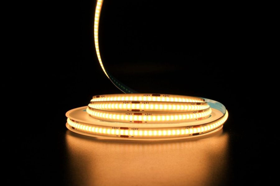Світлодіодна LED стрічка PROLUM™ 24V; СОВ; 320; LED; IP20; Series "PRO", Тепло-Білий (2800-3200K)