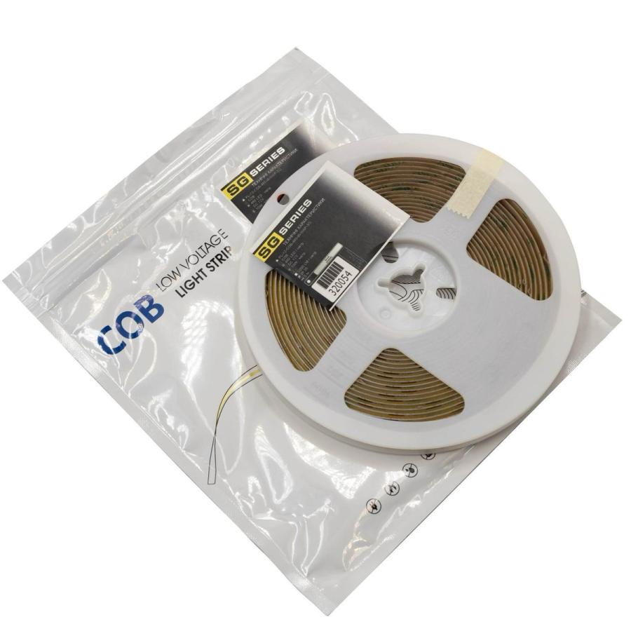 Світлодіодна стрічка СОВ PROLUM™ 12V 480 LED IP20 Series "SG"., Білий (5500-6000К)