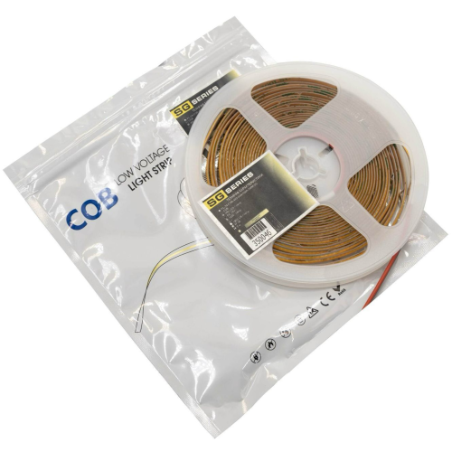 Світлодіодна LED стрічка PROLUM™ 24V; СОВ; 480 LED; 5ММ; IP20; Series "SG", Тепло-Білий (2800-3200K)