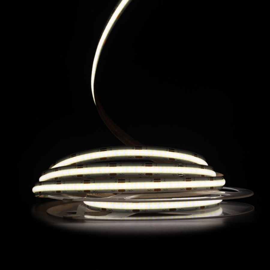 Світлодіодна LED стрічка PROLUM™ 24V; СОВ; 480 LED; 5ММ; IP20; Series "SG", Нейтральний-Білий (3800-4300K)