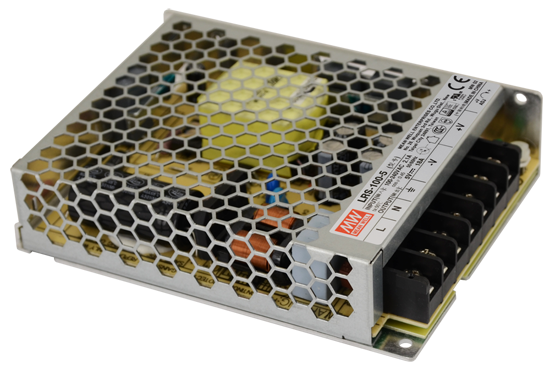 Блок живлення MEAN WELL 5В 100Вт 18A IP20 LRS-100-5 мет. перф.