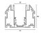 Магнітний трековий шинопровід PROLUM™ M20; 48V; для натяжної стелі - P19; 2M